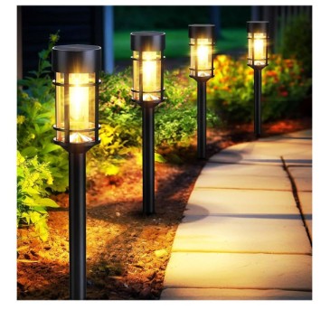 Luces solares de camino   8 piezas