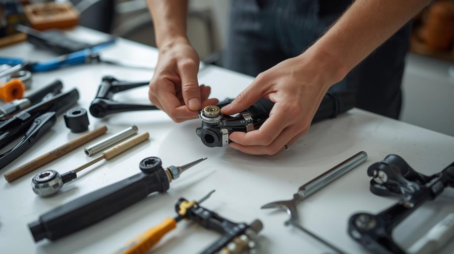 Reparación de bicicleta