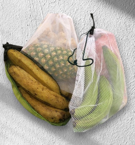 Bolsa de Malla Reutilizable para Frutas y Verduras