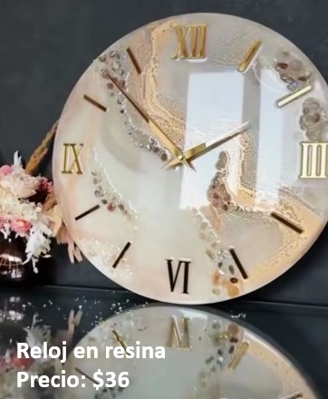 Reloj en resina