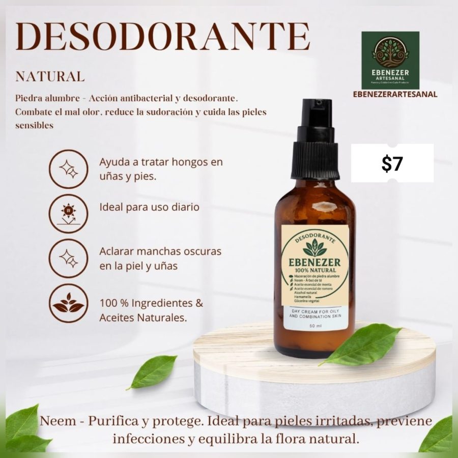 Desodorante natural