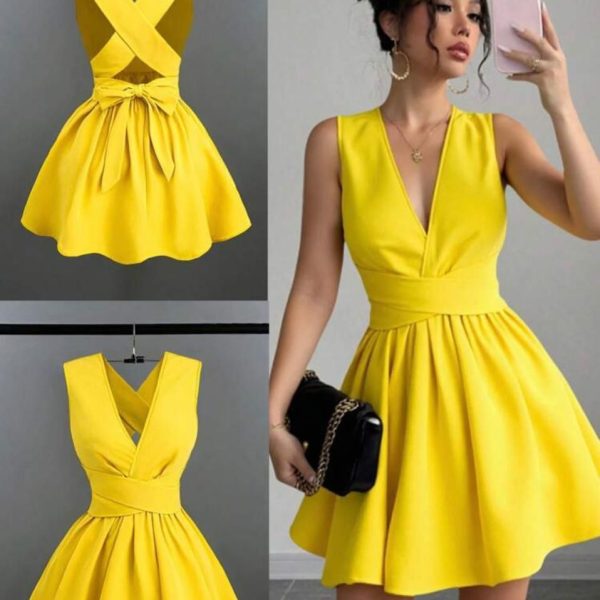 Vestido mini de tirantes