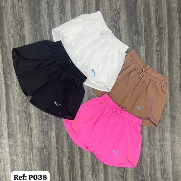 Pantaloneta running con licra para dama - Image 8