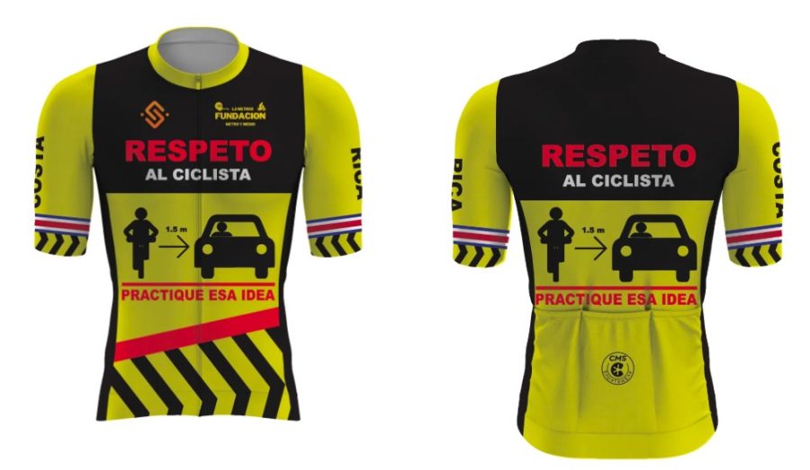 Jersey Oficial Uniforme Respete Al Ciclista